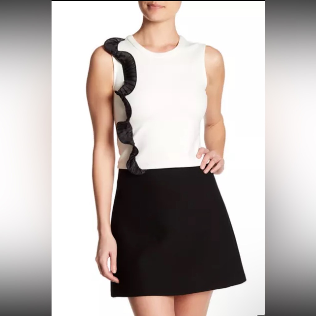 Nwt Opening Ceremony Ruffle Crop Tank